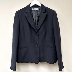 Black Blazer Size 10 Corpcore Boardroom Office siren